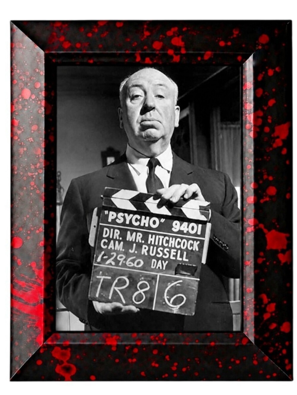 Alfred Hitchcock Psycho vintage Horror Retro Frame Photo Print Art Gothic Decor
